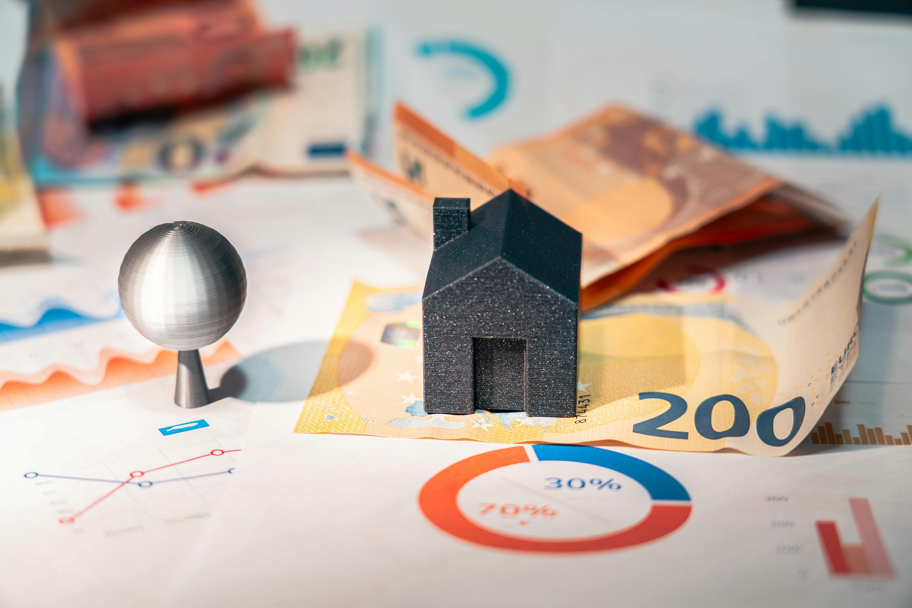 Edificios modernos y propiedad inmobiliaria